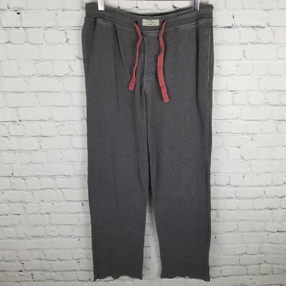 LUCKY | waffle knit thermal pajama bottoms pants